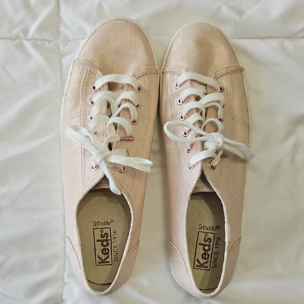 Keds Women's Light Pink Canvas Sneakers